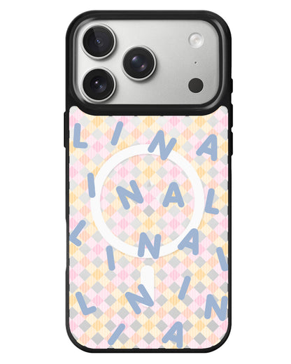 iPhone Rearguard MagSwap - Monogram 2.0 Blue