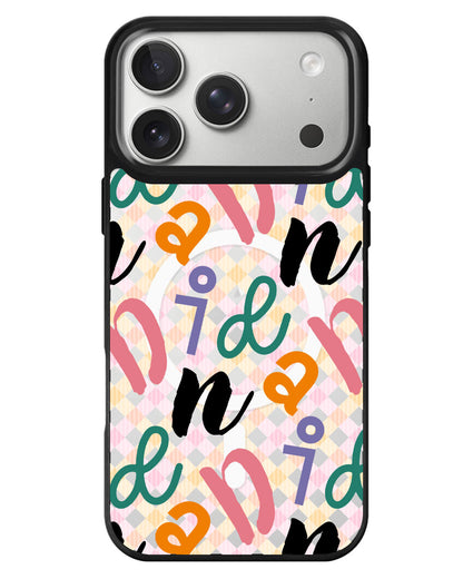 iPhone Rearguard MagSwap - Playful Monogram 3.0