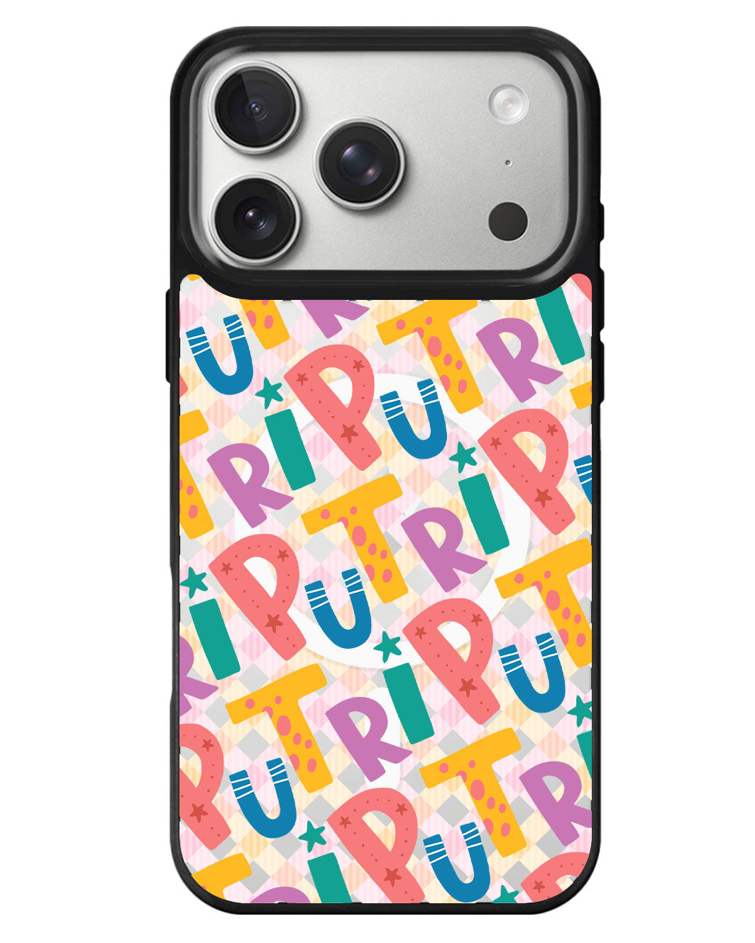 iPhone Rearguard MagSwap - Playful Monogram 4.0