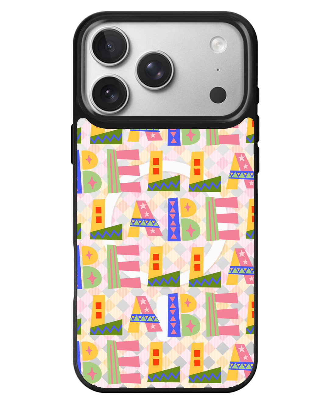 iPhone Rearguard MagSwap - Playful Monogram 5.0
