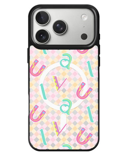 iPhone Rearguard MagSwap - Playful Monogram 6.0