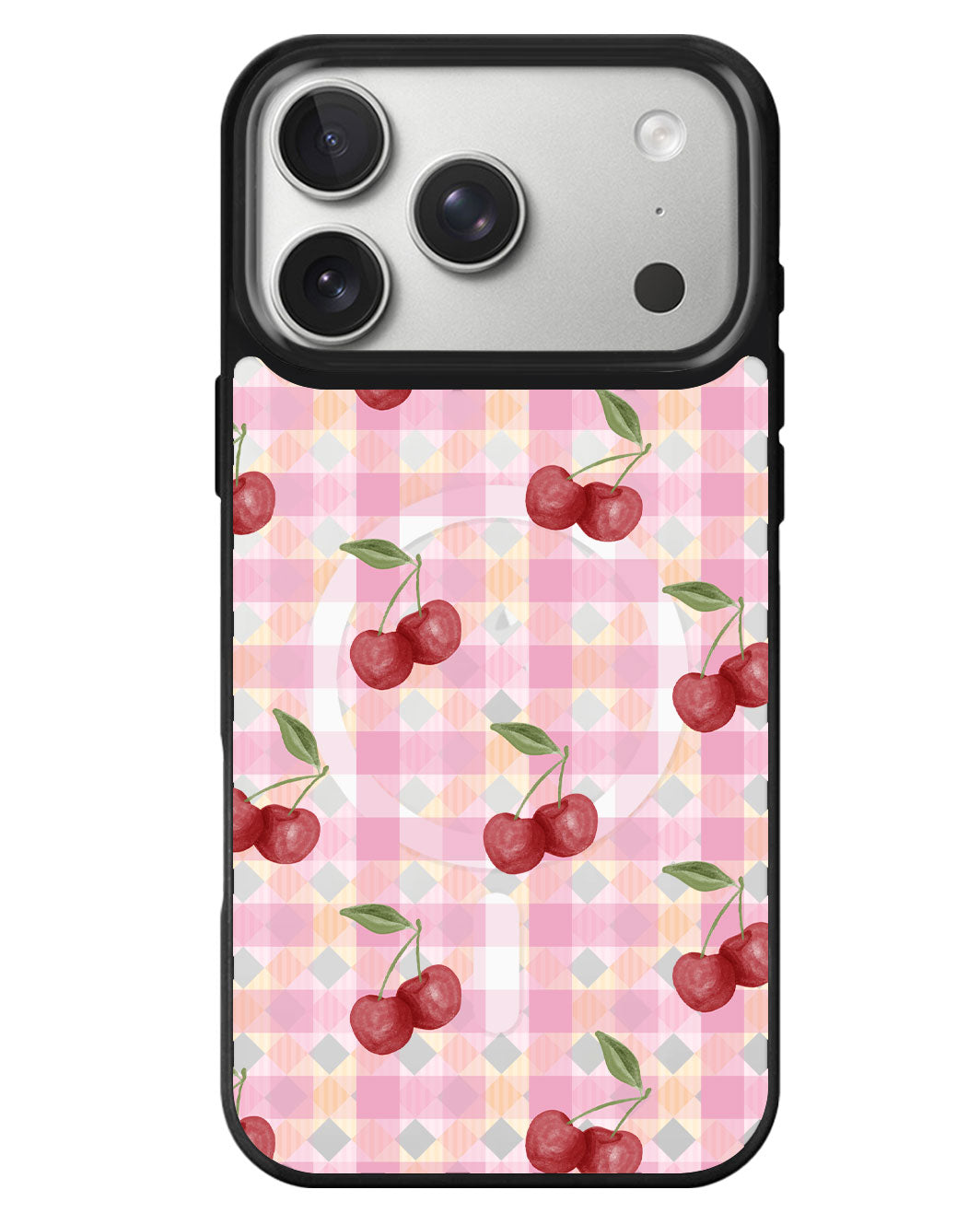 iPhone Rearguard MagSwap - Cherry Tartan