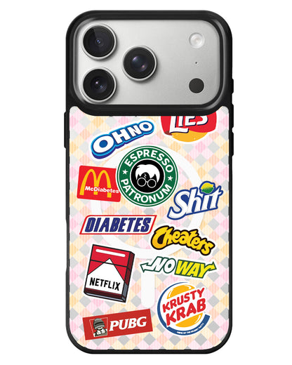 iPhone Rearguard MagSwap - Food Parody