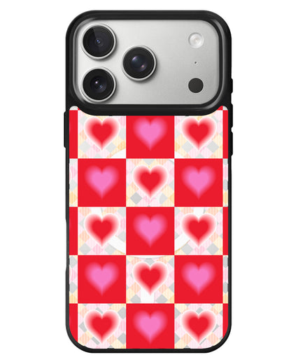 iPhone Rearguard MagSwap - Love Checkered