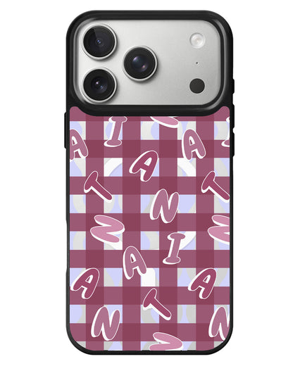 iPhone Rearguard MagSwap - Checkered Monogram 2.0