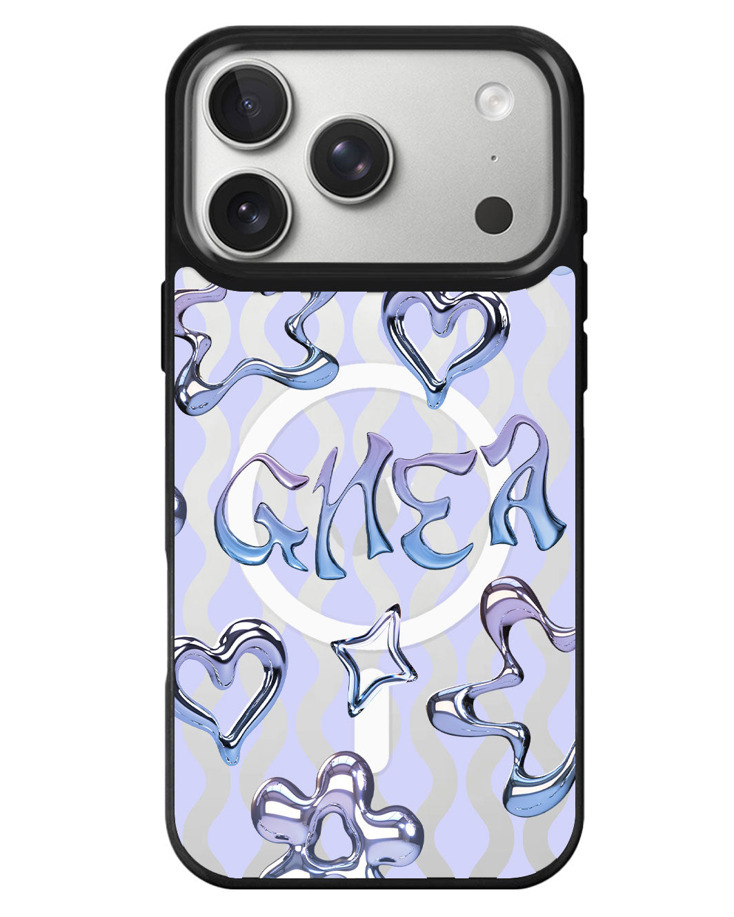 iPhone Rearguard MagSwap - Chrome Monogram 1.0