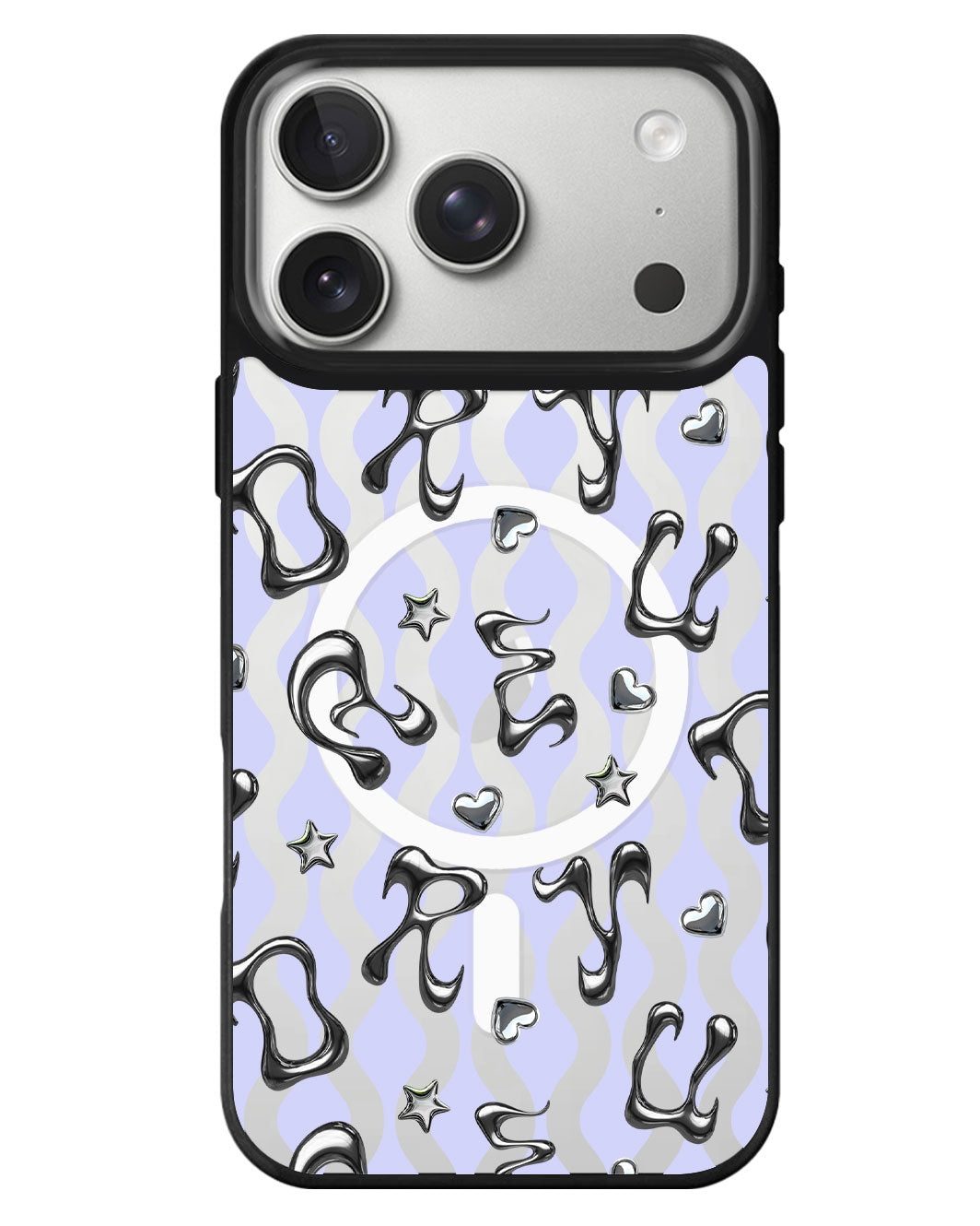 iPhone Rearguard MagSwap - Chrome Monogram 2.0