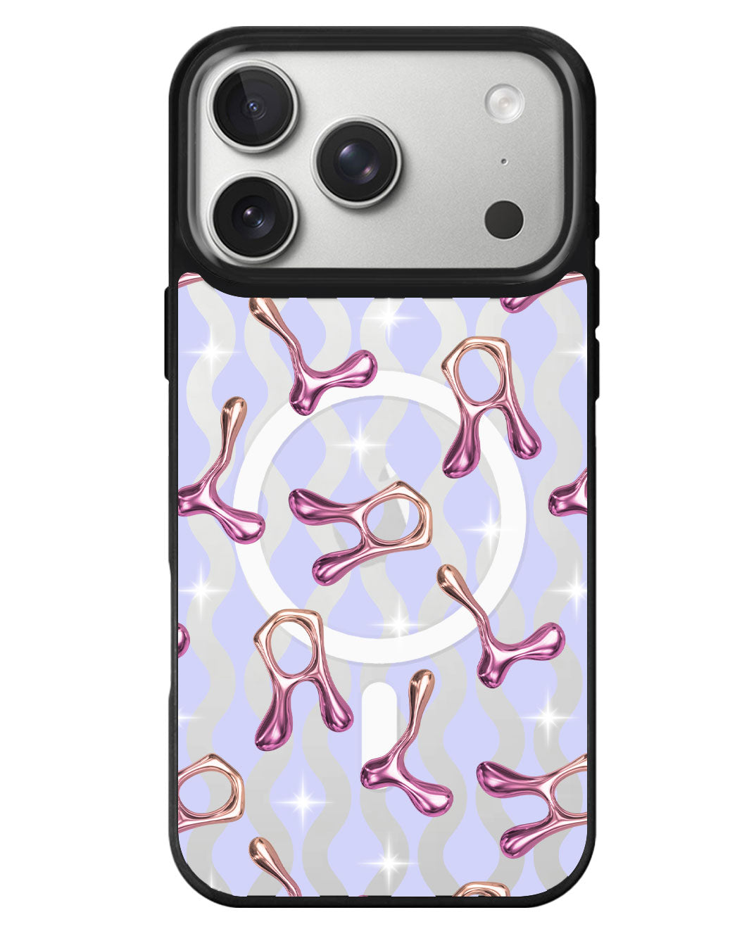 iPhone Rearguard MagSwap - Chrome Monogram 3.0
