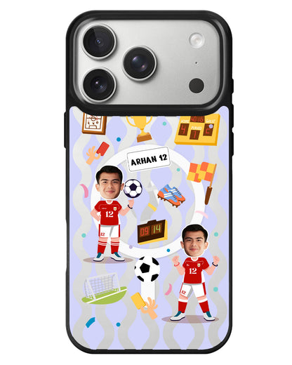 iPhone Rearguard MagSwap - Face Grid Dream Soccer