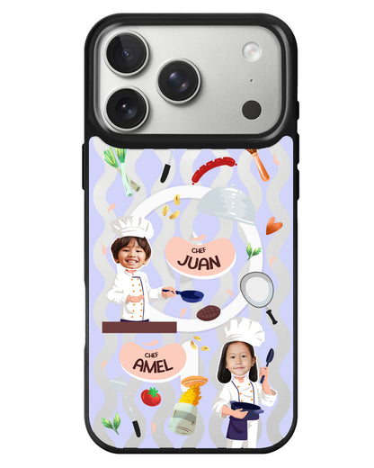 iPhone Rearguard MagSwap - Face Grid Dream Chef