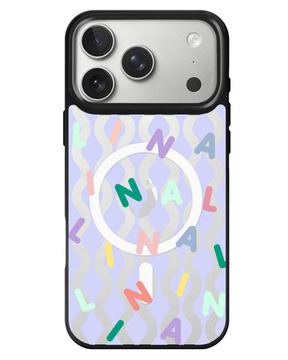 iPhone Rearguard MagSwap - Monogram 2.0 Rainbow