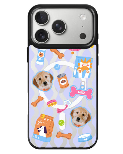iPhone Rearguard MagSwap - Pet Grid Puppy Sweet Treats