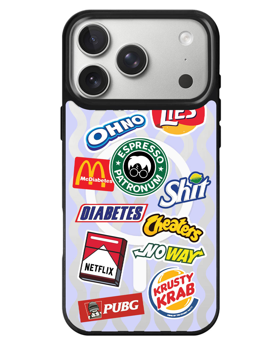 iPhone Rearguard MagSwap - Food Parody