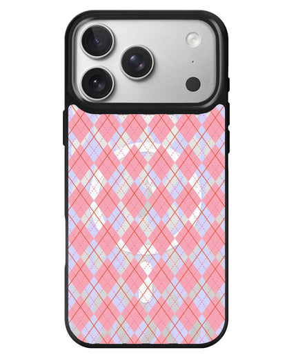 iPhone Rearguard MagSwap - Pink Argyle