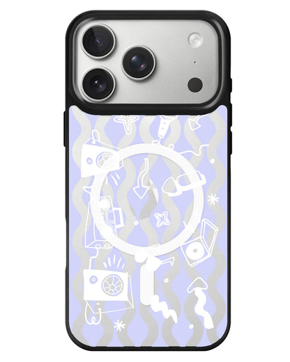 iPhone Rearguard MagSwap - Rock N Roll White