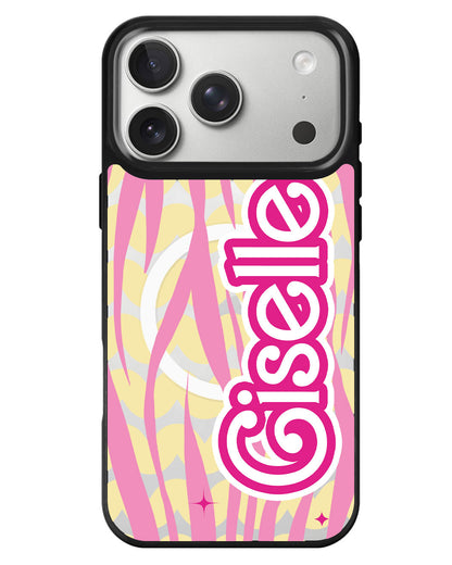 iPhone Rearguard MagSwap - Barbie Zebra Pattern