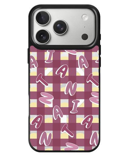 iPhone Rearguard MagSwap - Checkered Monogram 2.0
