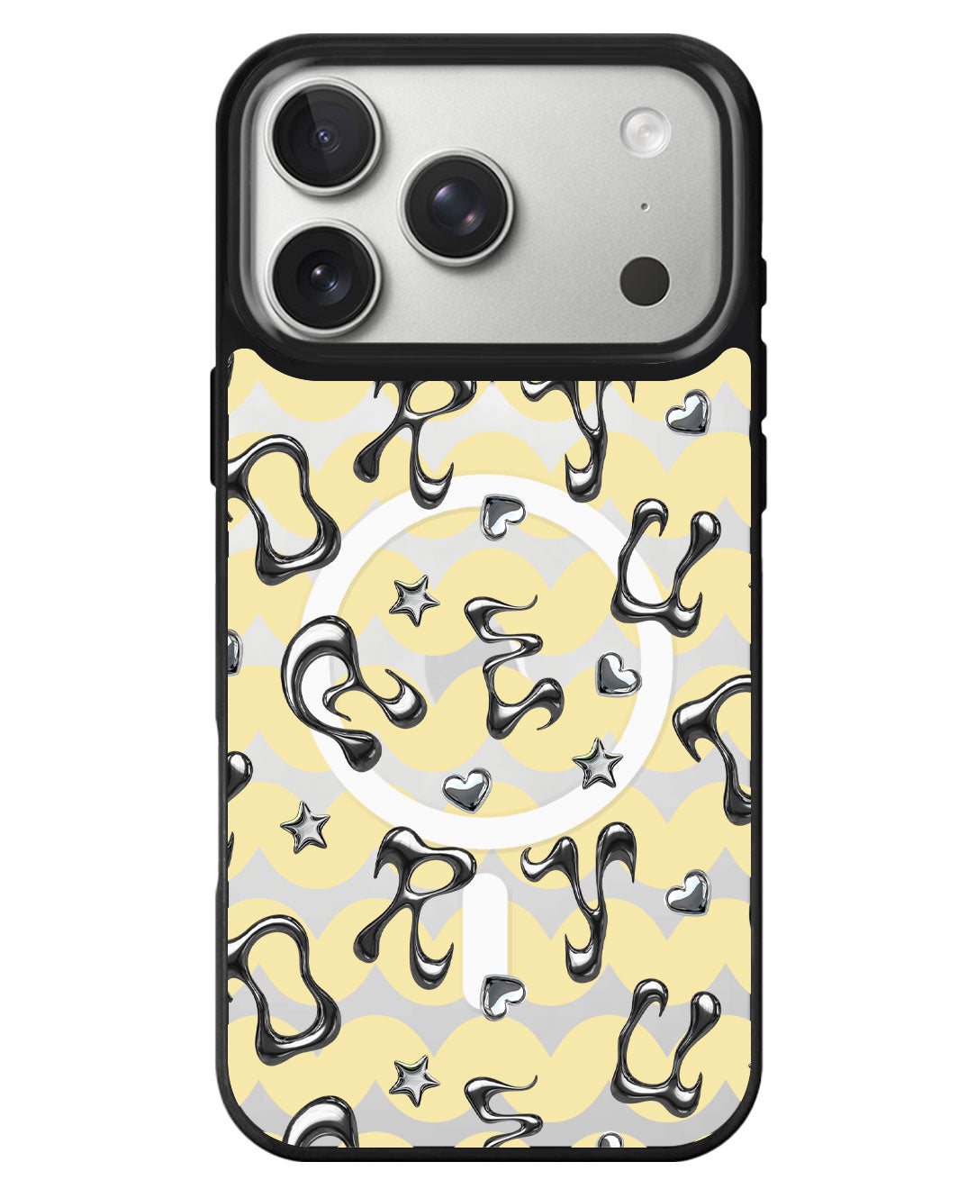 iPhone Rearguard MagSwap - Chrome Monogram 2.0