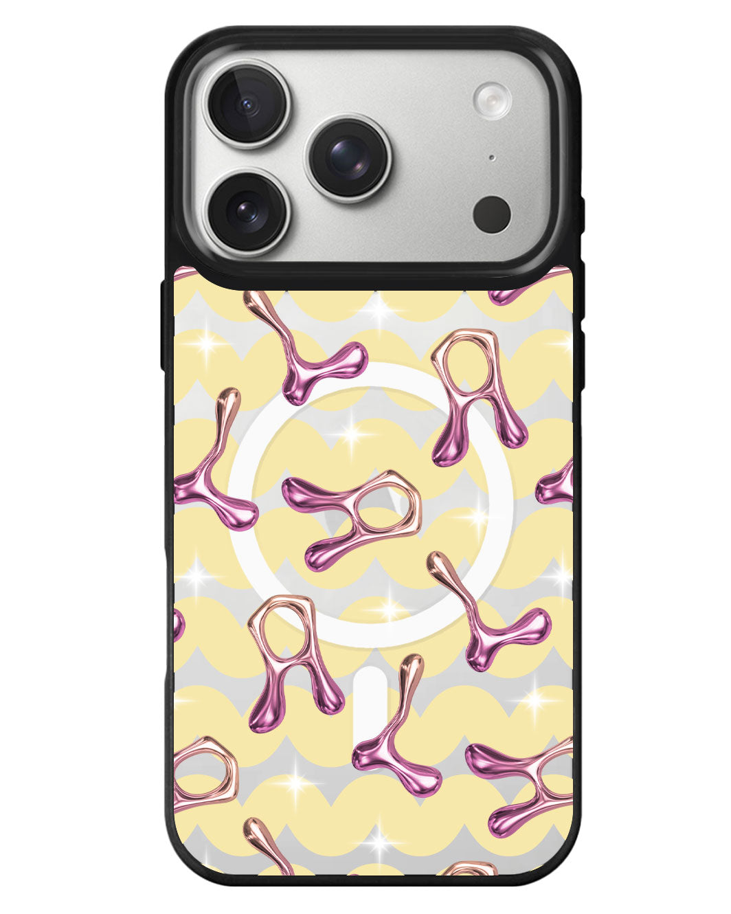 iPhone Rearguard MagSwap - Chrome Monogram 3.0