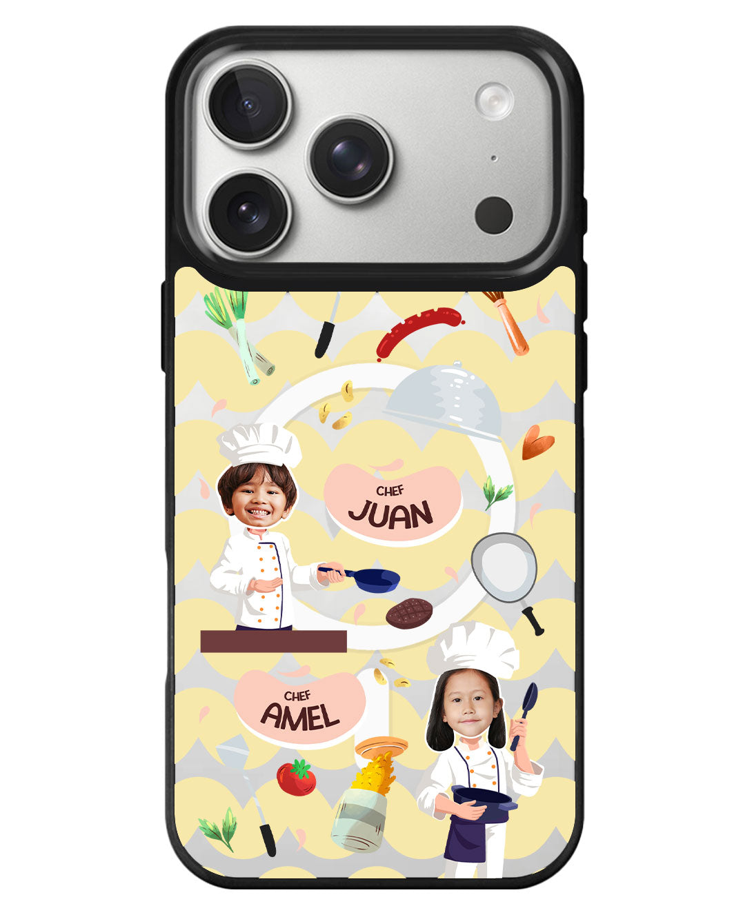 iPhone Rearguard MagSwap - Face Grid Dream Chef