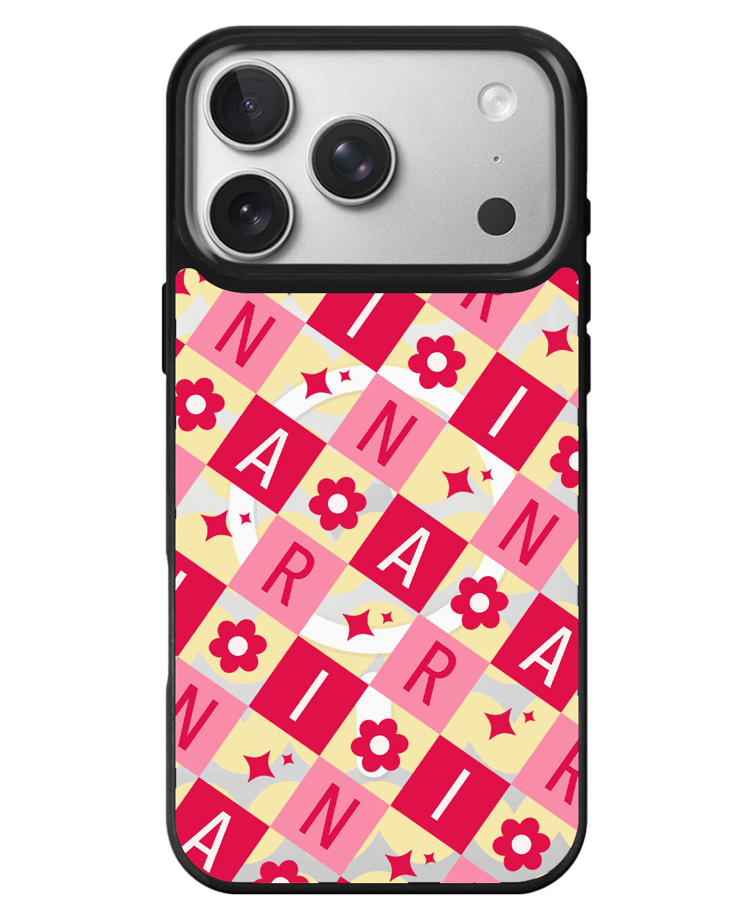 iPhone Rearguard MagSwap - Flower Grid Monogram 1.0