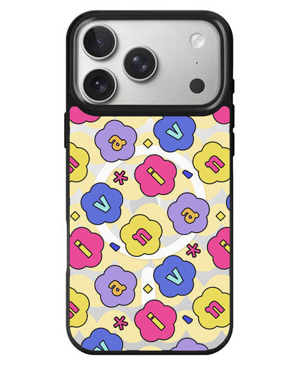 iPhone Rearguard MagSwap - Flower Petals Monogram 2.0