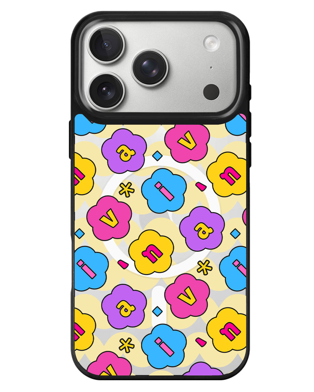 iPhone Rearguard MagSwap - Flower Petals Monogram 4.0