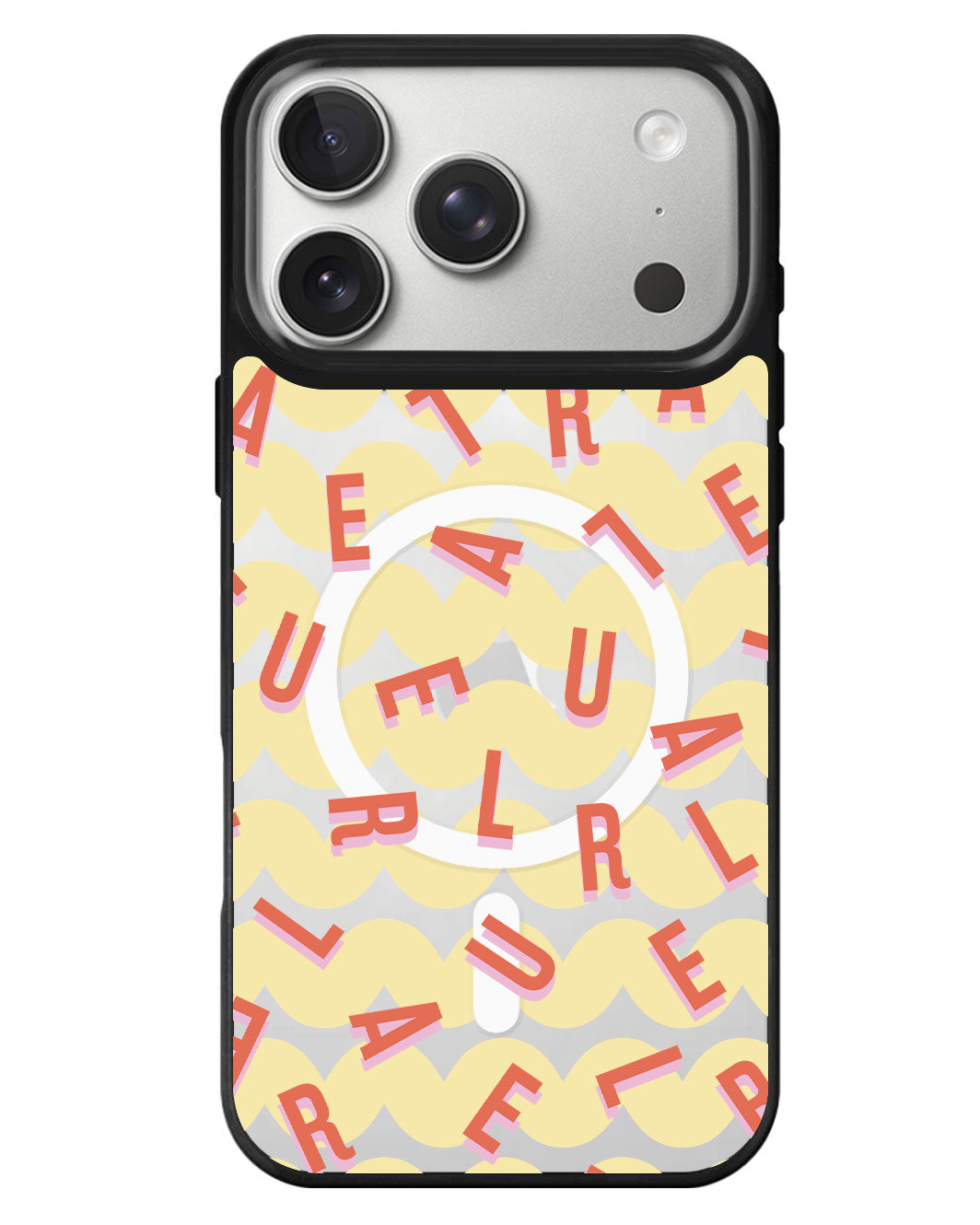 iPhone Rearguard MagSwap - Monogram 1.0 Coral