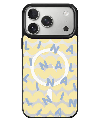 iPhone Rearguard MagSwap - Monogram 2.0 Blue
