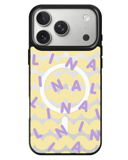 iPhone Rearguard MagSwap - Monogram 2.0 Ungu