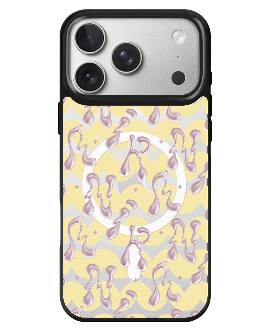 iPhone Rearguard MagSwap - Pink Chrome Monogram 2.0