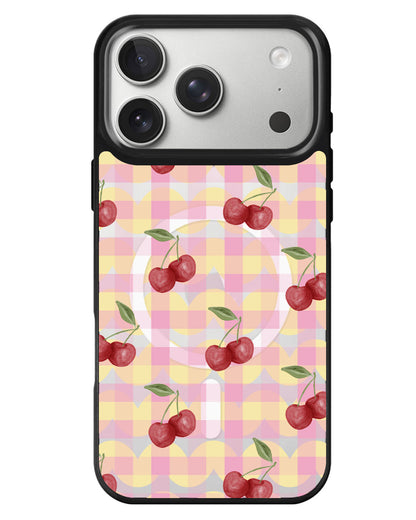 iPhone Rearguard MagSwap - Cherry Tartan
