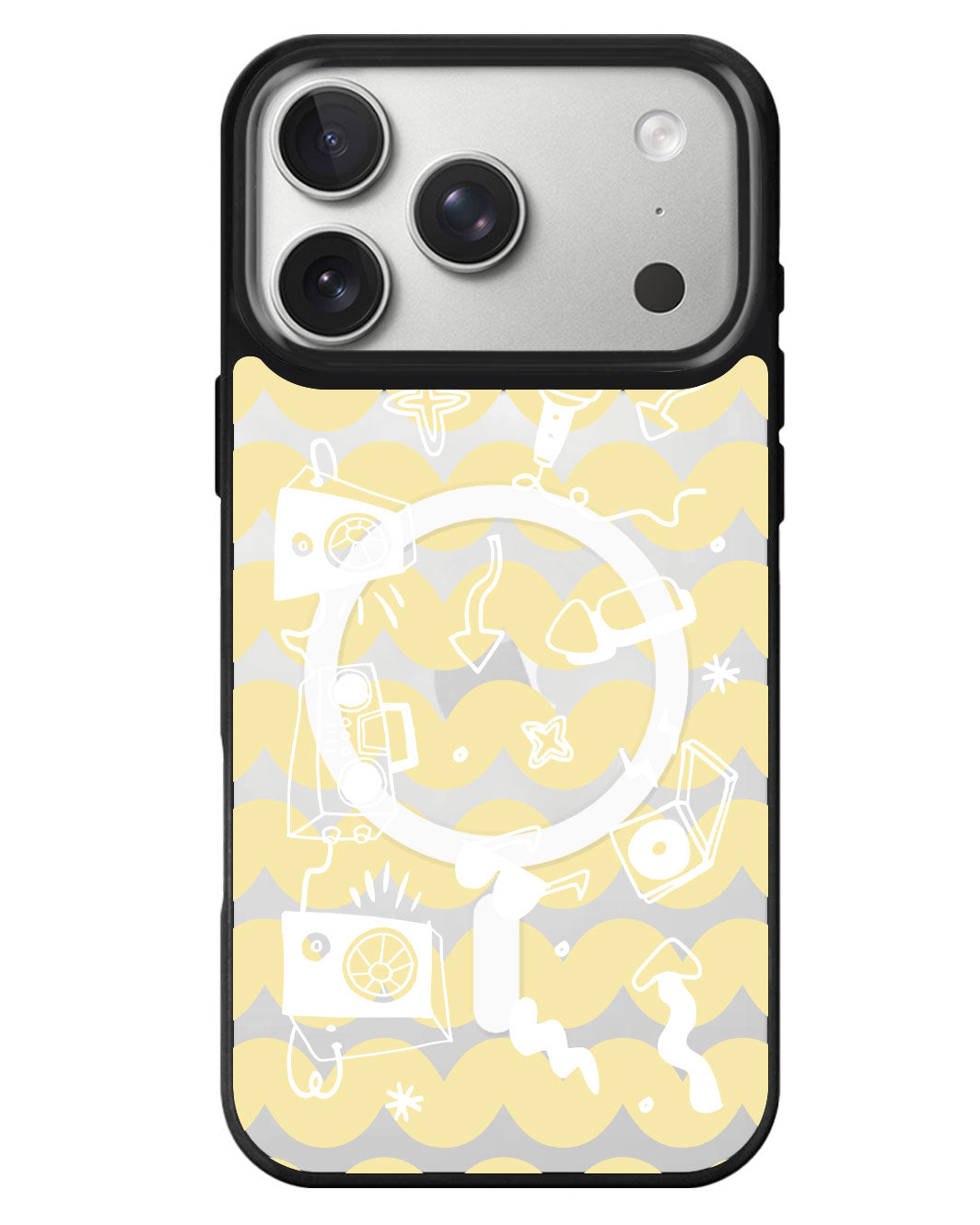 iPhone Rearguard MagSwap - Rock N Roll White