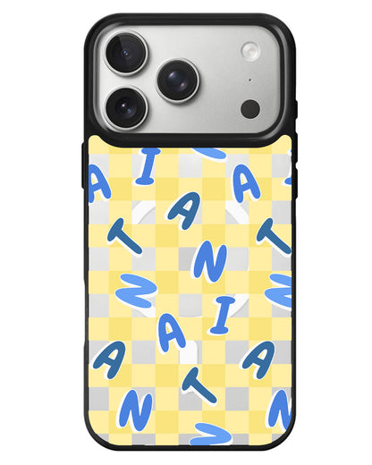 iPhone Rearguard MagSwap - Checkered Monogram 3.0