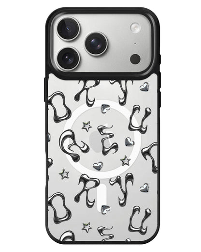 iPhone Rearguard MagSwap - Chrome Monogram 2.0