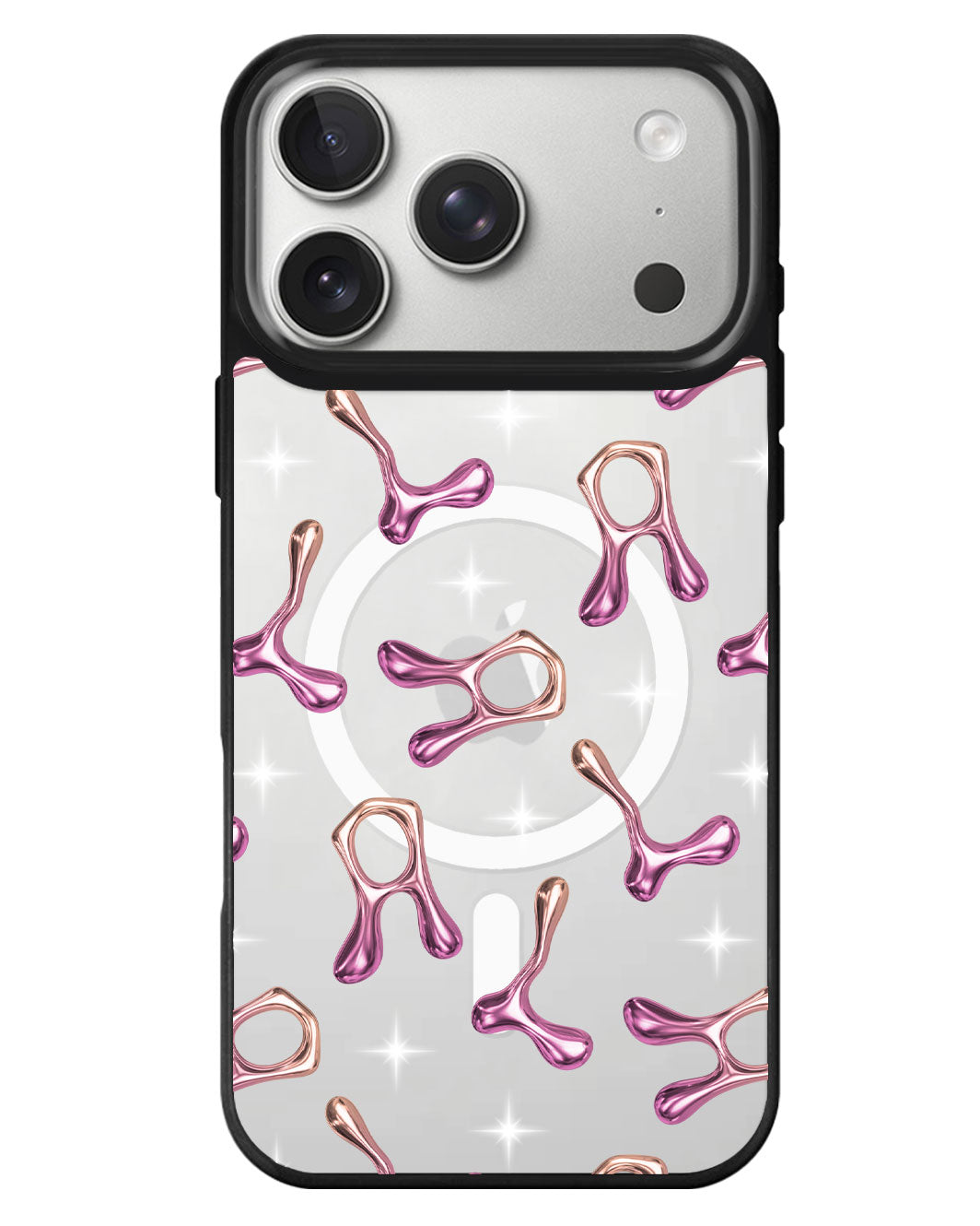 iPhone Rearguard MagSwap - Chrome Monogram 3.0