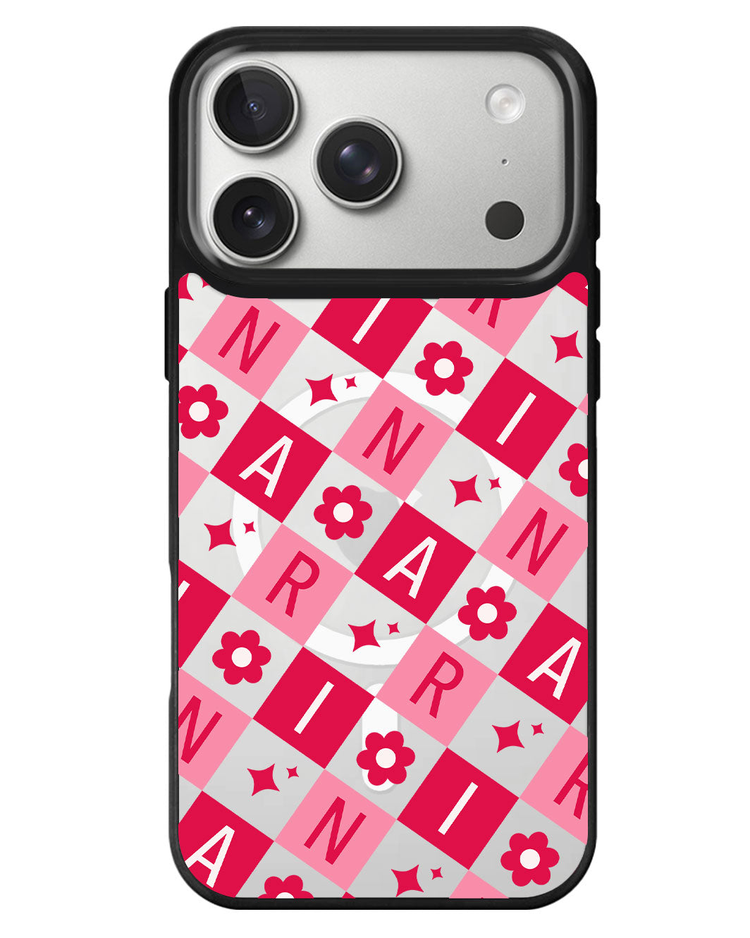 iPhone Rearguard MagSwap - Flower Grid Monogram 1.0