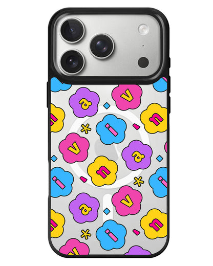 iPhone Rearguard MagSwap - Flower Petals Monogram 4.0