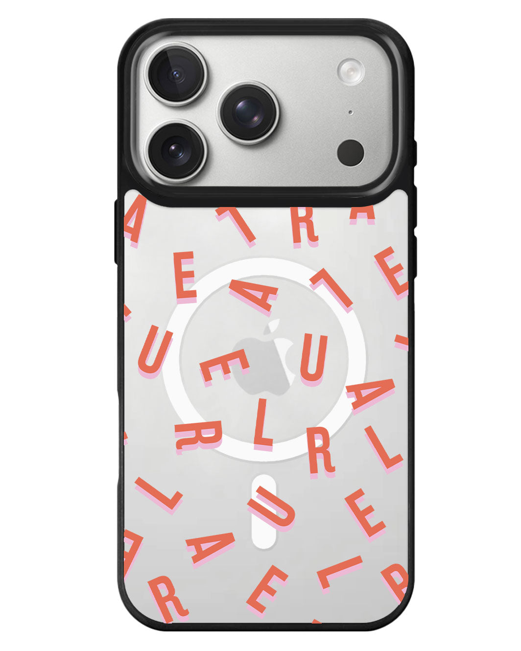 iPhone Rearguard MagSwap - Monogram 1.0 Coral