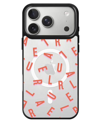iPhone Rearguard MagSwap - Monogram 1.0 Coral
