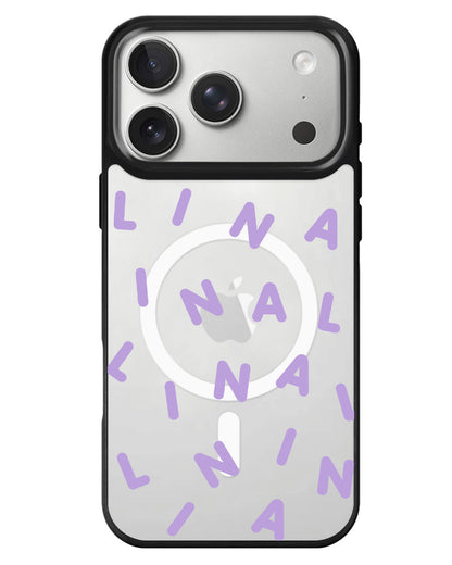 iPhone Rearguard MagSwap - Monogram 2.0 Ungu