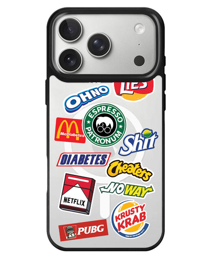 iPhone Rearguard MagSwap - Food Parody