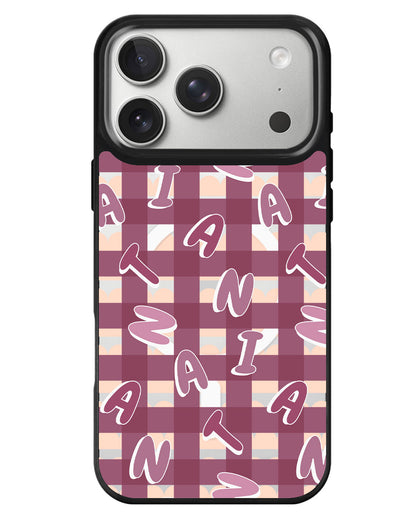 iPhone Rearguard MagSwap - Checkered Monogram 2.0