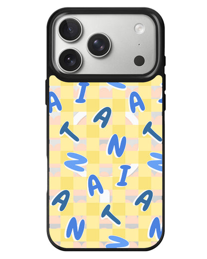 iPhone Rearguard MagSwap - Checkered Monogram 3.0