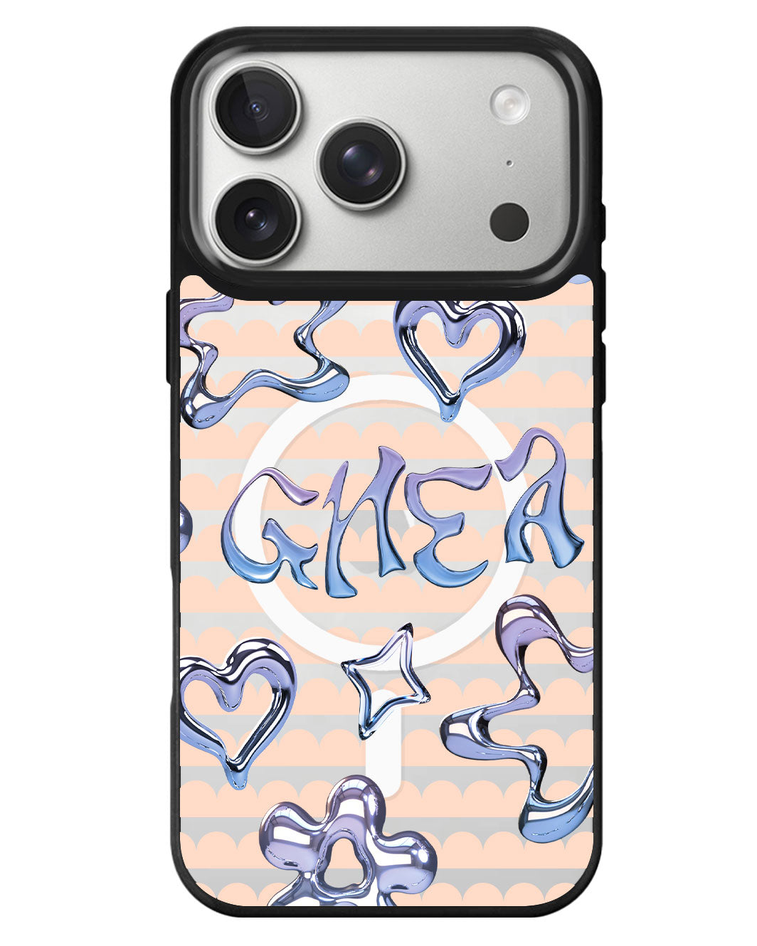 iPhone Rearguard MagSwap - Chrome Monogram 1.0