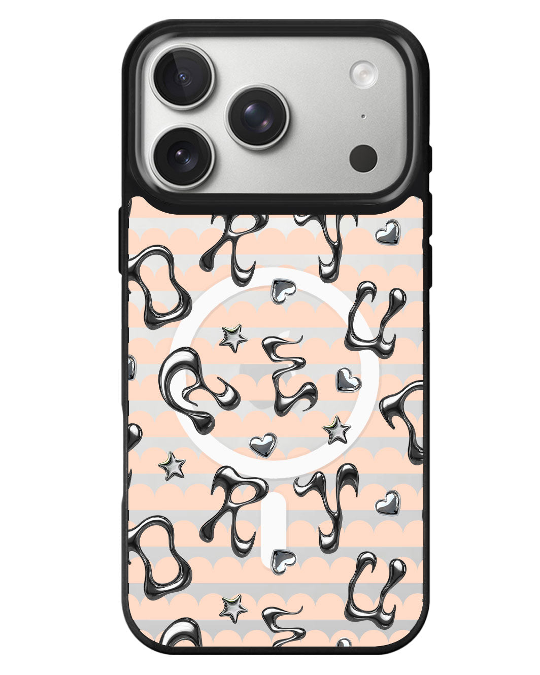 iPhone Rearguard MagSwap - Chrome Monogram 2.0