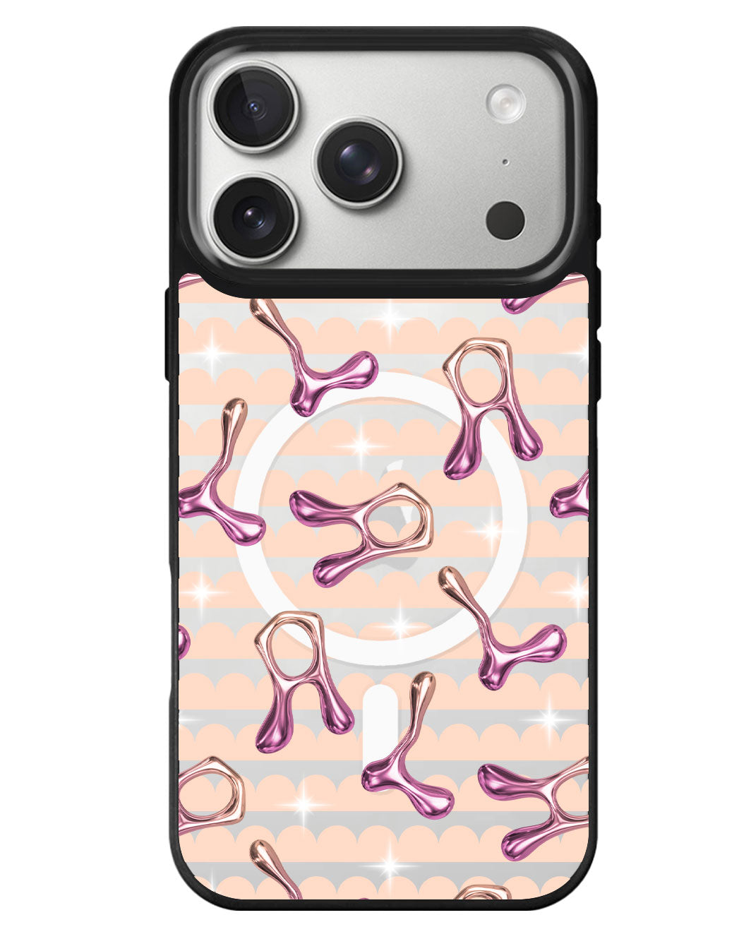 iPhone Rearguard MagSwap - Chrome Monogram 3.0