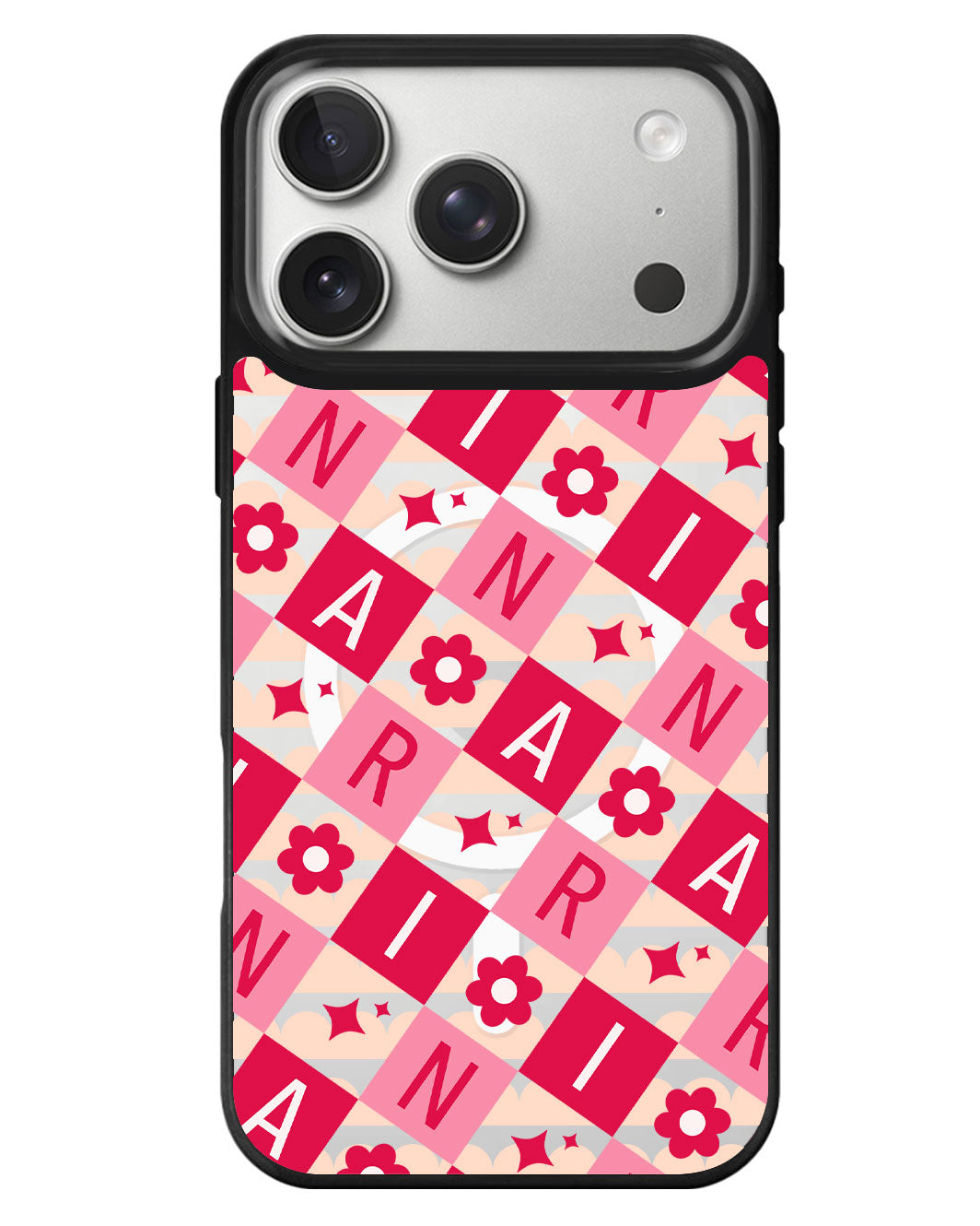 iPhone Rearguard MagSwap - Flower Grid Monogram 1.0