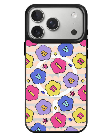 iPhone Rearguard MagSwap - Flower Petals Monogram 2.0