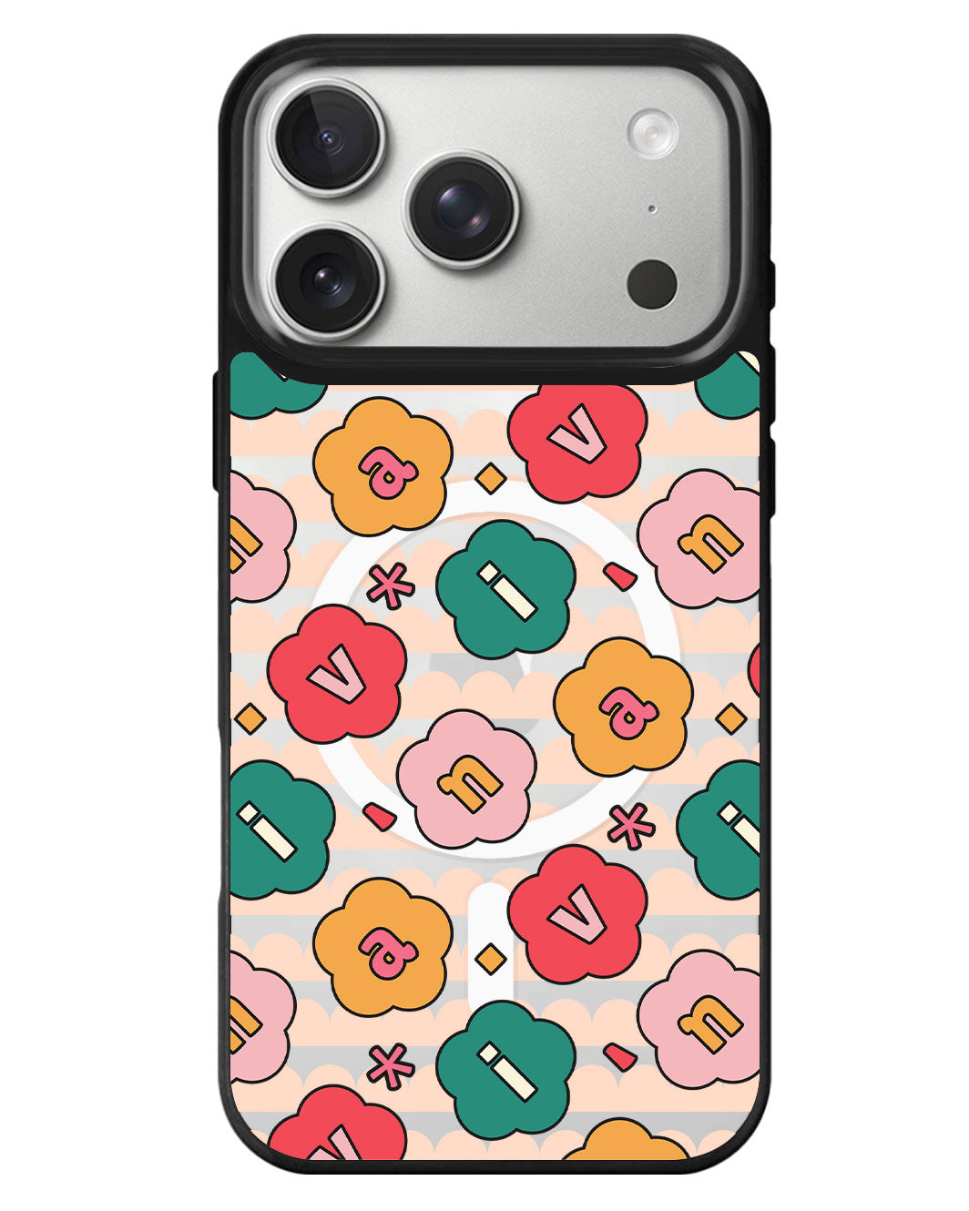 iPhone Rearguard MagSwap - Flower Petals Monogram 3.0